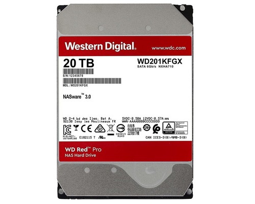 [WD201KFGX] WD Red Pro 20TB NAS Hard Drive 3.5"