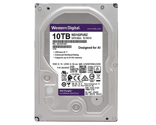 [WD102PURZ] WD Purple 10TB Surveillance Hard Drive 3.5"