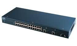 ZyXEL ES-2024A 24 Ports 10/100Base-T /w dual port / Managed Rack